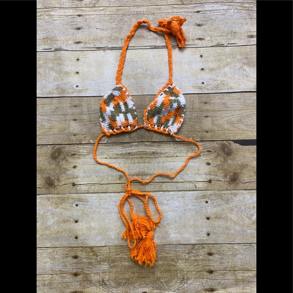 Bamba knit triangle bikini